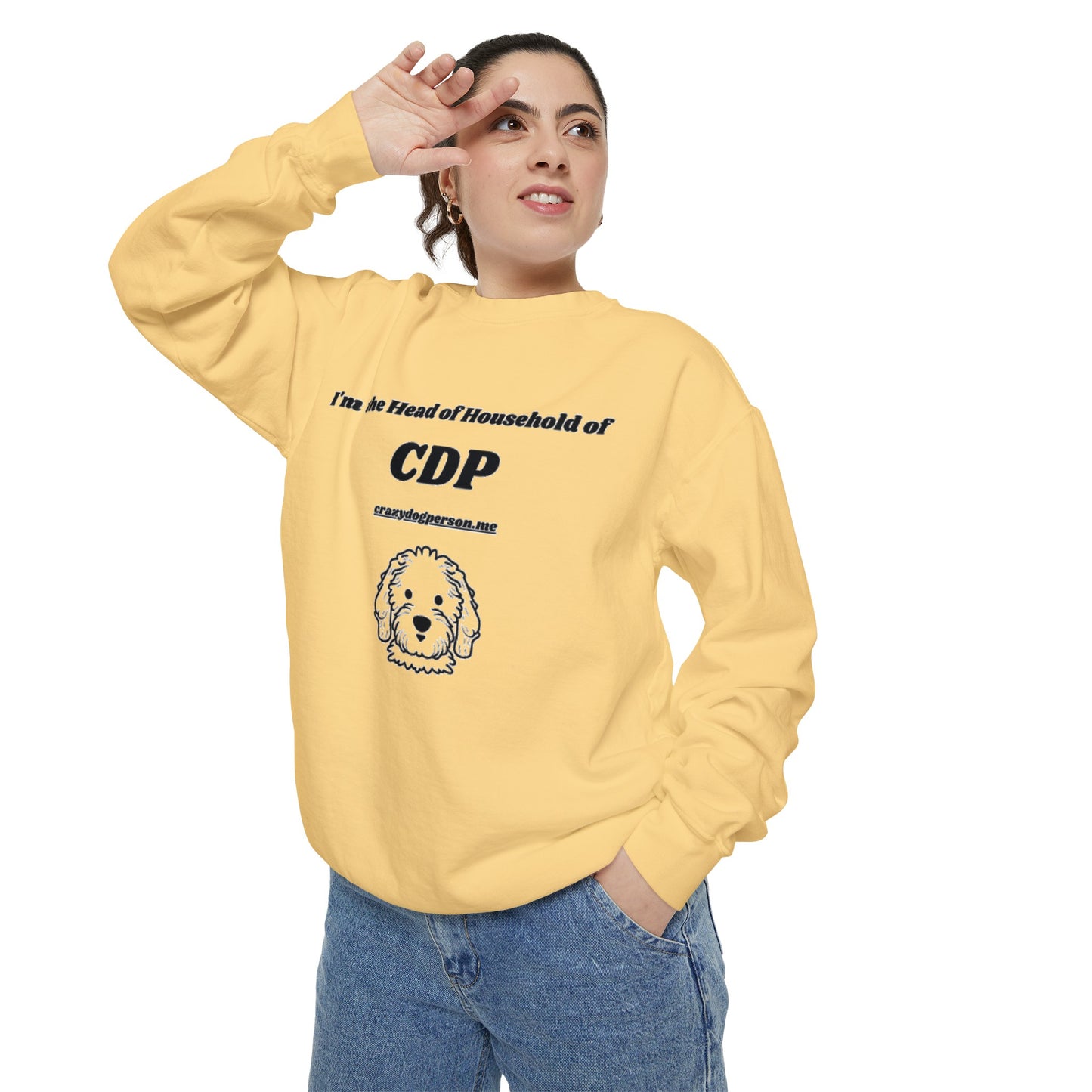 Women's Garment-Dyed Sweatshirt